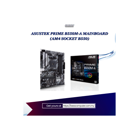 ASUSTEK PRIME B550M-A MAINBOARD (AM4 SOCKET B550)