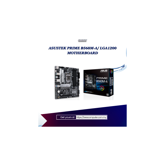 ASUSTEK PRIME B560M-A/ LGA1200 MOTHERBOARD
