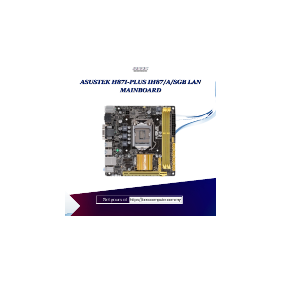 ASUSTEK H87I-PLUS IH87/A/SGB LAN MAINBOARD