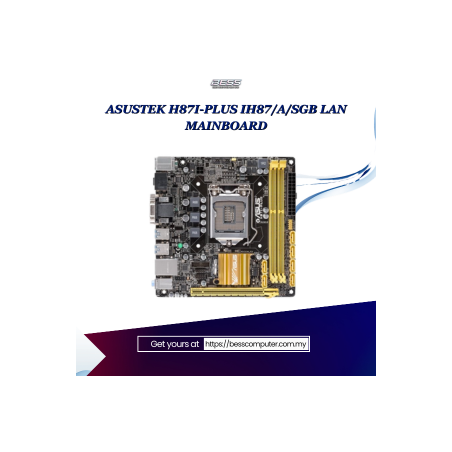 ASUSTEK H87I-PLUS IH87/A/SGB LAN MAINBOARD