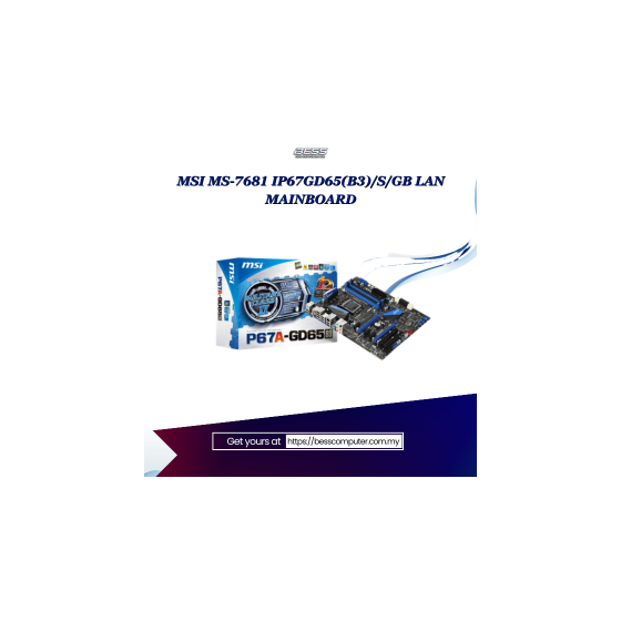 MSI MS-7681 IP67GD65(B3)/S/GB LAN MAINBOARD