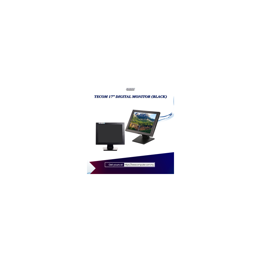 TECOM 17" DIGITAL MONITOR