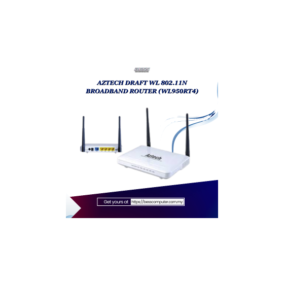 AZTECH DRAFT WL 802.11N BROADBAND ROUTER