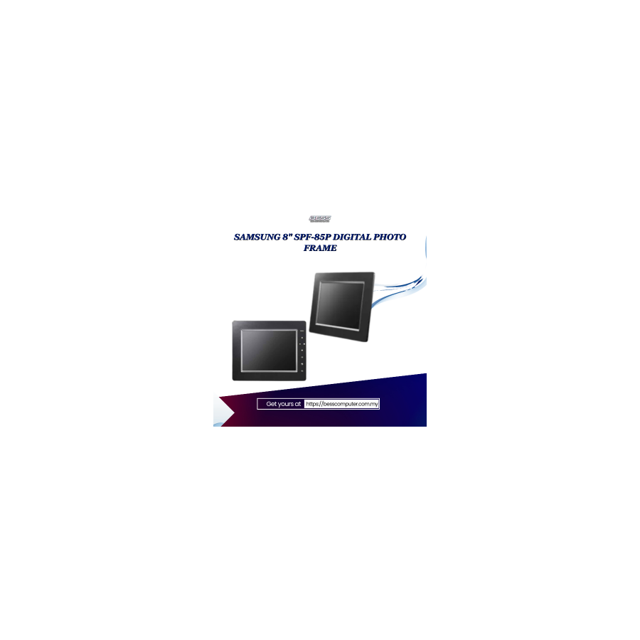 SAMSUNG 8" SPF-85P DIGITAL PHOTO FRAME