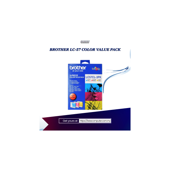 BROTHER LC-57 COLOR VALUE PACK