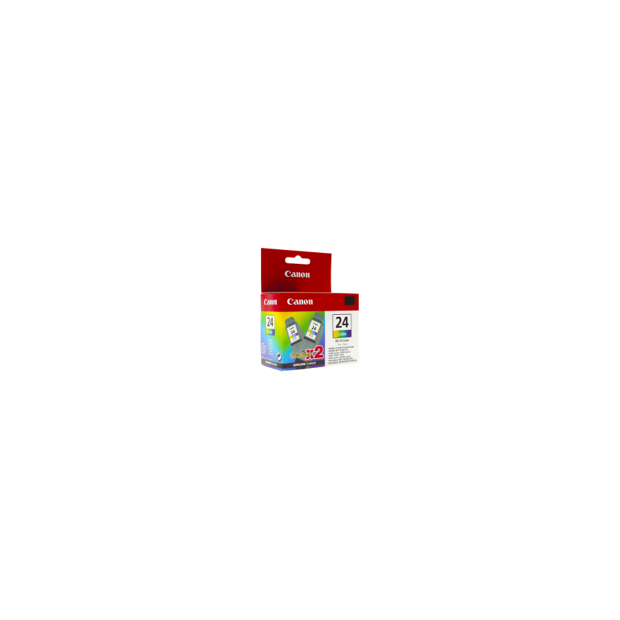 CANON BCI-24C COLOR INK CARTRIDGE (TWIN PACK)