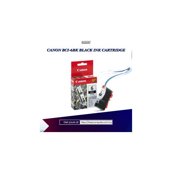 CANON BCI-6BK BLACK INK CARTRIDGE