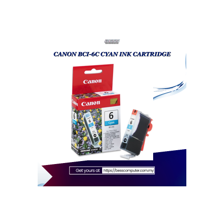 CANON BCI-6C CYAN INK CARTRIDGE