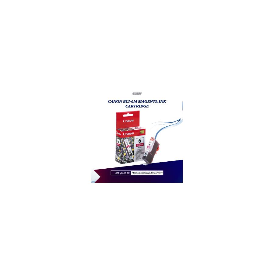 CANON BCI-6M MAGENTA INK CARTRIDGE