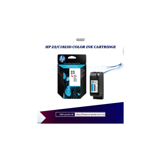 HP 23/C1823D COLOR INK CARTRIDGE