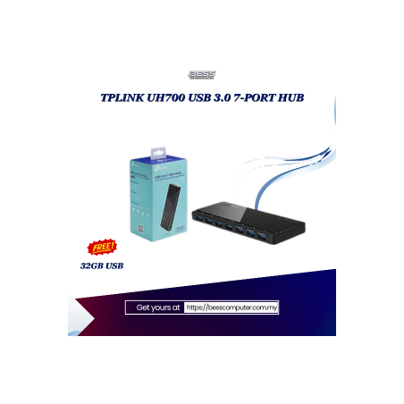 TPLINK UH700 USB 3.0 7-PORT HUB