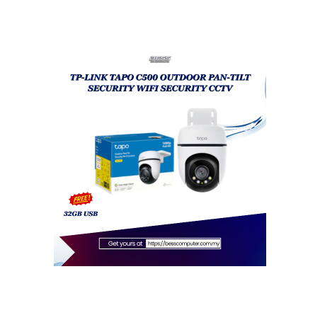 TP-LINK TAPO C500 OUTDOOR PAN-TILT SECURITY WIFI SECURITY CCTV
