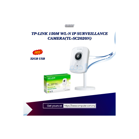 TP-LINK 150M WL-N IP SURVEILLANCE CAMERA(TL-SC2020N)