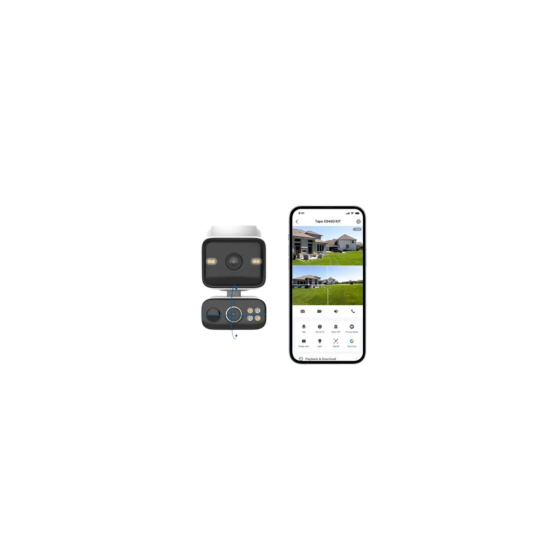 TPLNK TAPO C645D SOLAR-POWERED DUAL-LENS PAN/TILT SECURITY CAMERA KIT