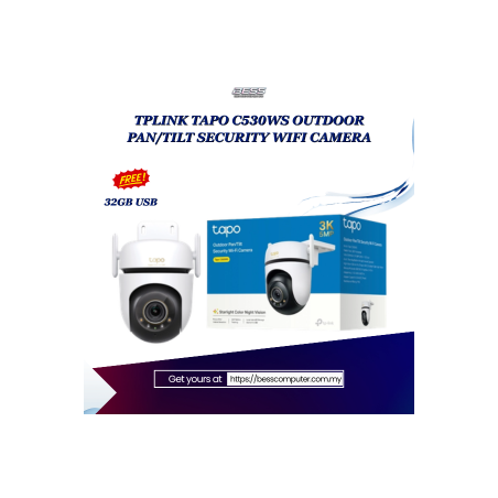 TPLINK TAPO C530WS OUTDOOR PAN/TILT SECURITY WIFI CAMERA