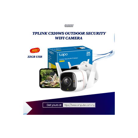 TPLINK C320WS OUTDOOR SECURITY WIFI CAMERA