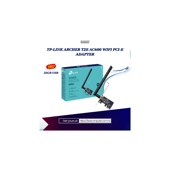 TP-LINK ARCHER T2E AC600 WIFI PCI-E ADAPTER