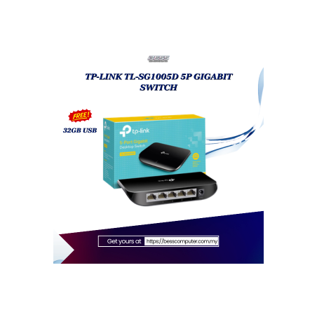 TP-LINK TL-SG1005D 5P GIGABIT SWITCH