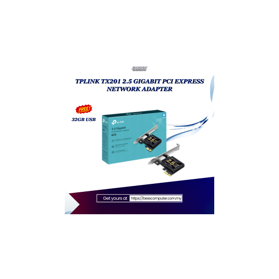TPLINK TX201 2.5 GIGABIT PCI EXPRESS NETWORK ADAPTER