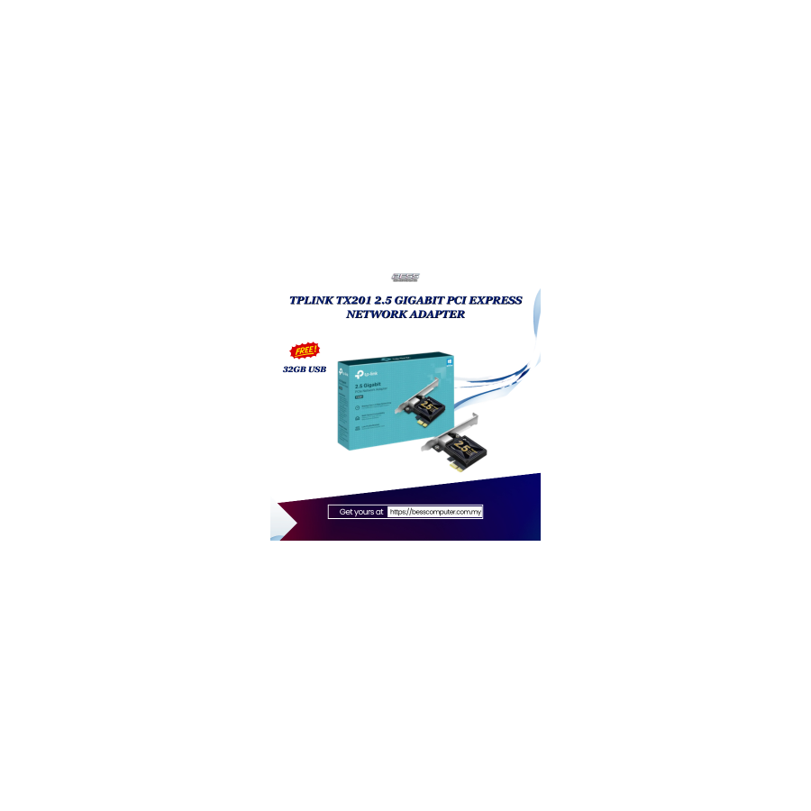 TPLINK TX201 2.5 GIGABIT PCI EXPRESS NETWORK ADAPTER