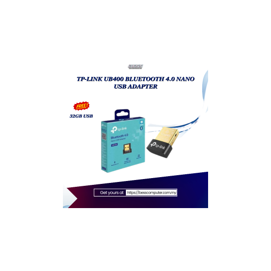 TP-LINK UB400 BLUETOOTH 4.0 NANO USB ADAPTER