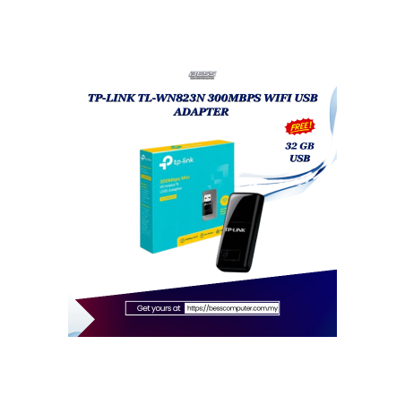 TP-LINK TL-WN823N 300MBPS WIFI USB ADAPTER