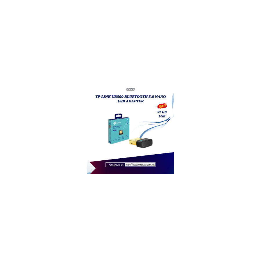 TP-LINK UB500 BLUETOOTH 5.0 NANO USB ADAPTER