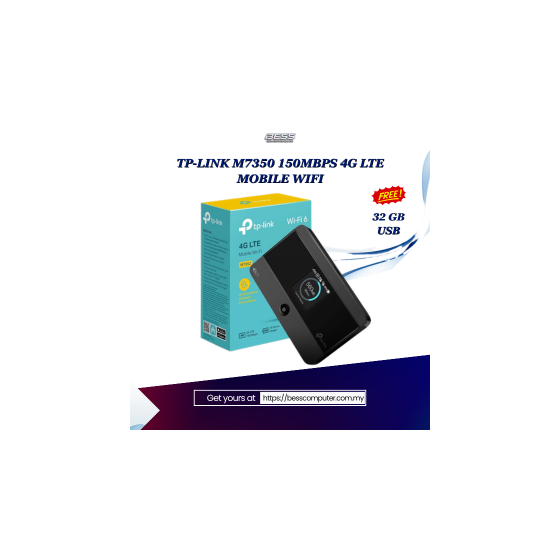 TP-LINK M7350 150MBPS 4G LTE MOBILE WIFI