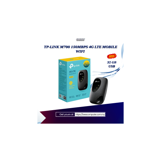 TP-LINK M700 150MBPS 4G LTE MOBILE WIFI
