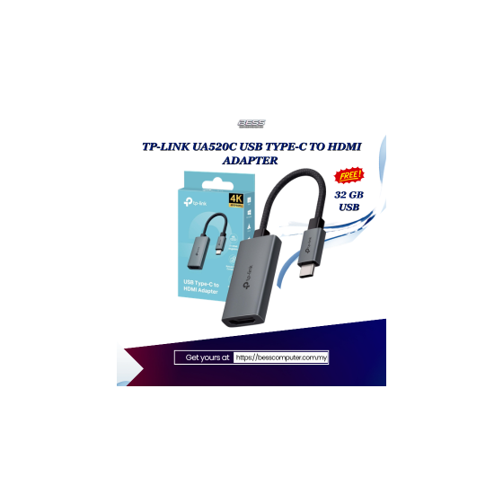 TP-LINK UA520C USB TYPE-C TO HDMI ADAPTER
