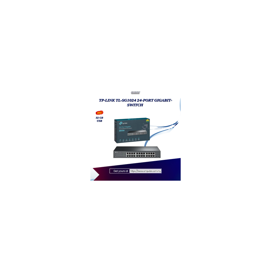 TP-LINK TL-SG1024 24-PORT GIGABIT-SWITCH