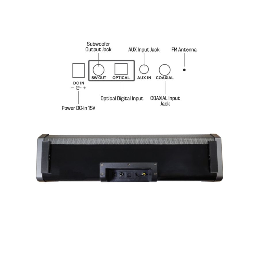 VINNIFIER HYPERBAR 1100 SOUNDBAR W/SUBWOOFER