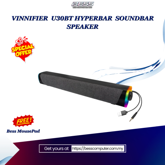 VINNIFIER U30BT HYPERBAR SOUNDBAR SPEAKER