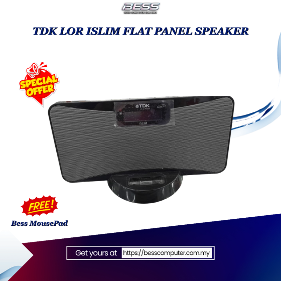 TDK LOR ISLIM FLAT PANEL SPEAKER