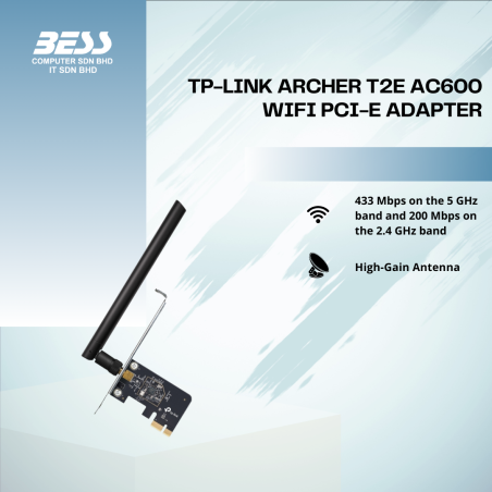TP-LINK ACHER T2E AC600 WIFI PCI-E ADAPTER