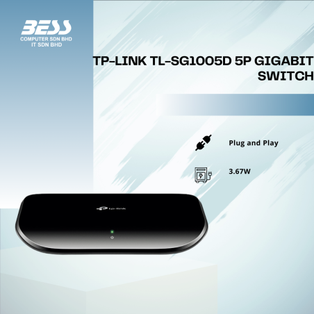 TP-LINK TL-SG1005D 5P GIGABIT SWITCH