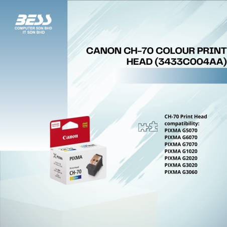 CANON CH-70 COLOUR PRINT HEAD (3433C004AA)