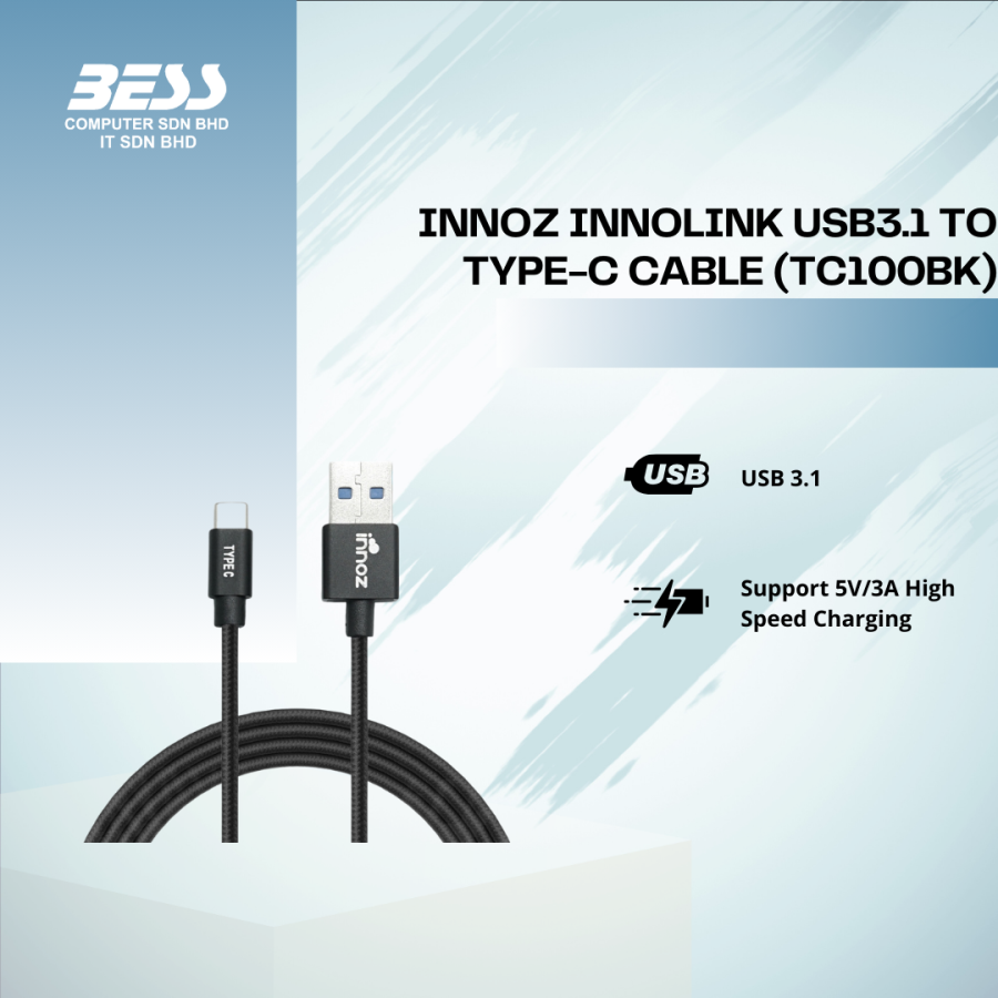 INNOZ INNOLINK USB 3.1 TO TYPE-C CABLE